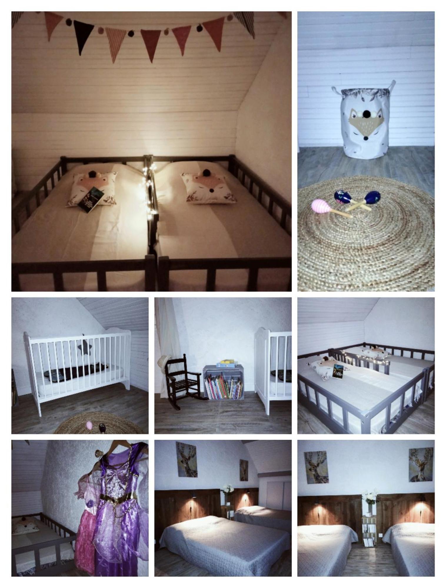 Chambre Familiale Anna "Mon Lit Au Pre" , Jusqu'A 4 Adultes Et 2 Enfants Avec Piscine Familles, Couples Ou Femmes Seulement Pontours 外观 照片